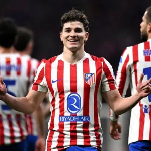 开云登录入口地址-9球4助攻，阿尔瓦雷斯本赛季欧冠已经参与13球